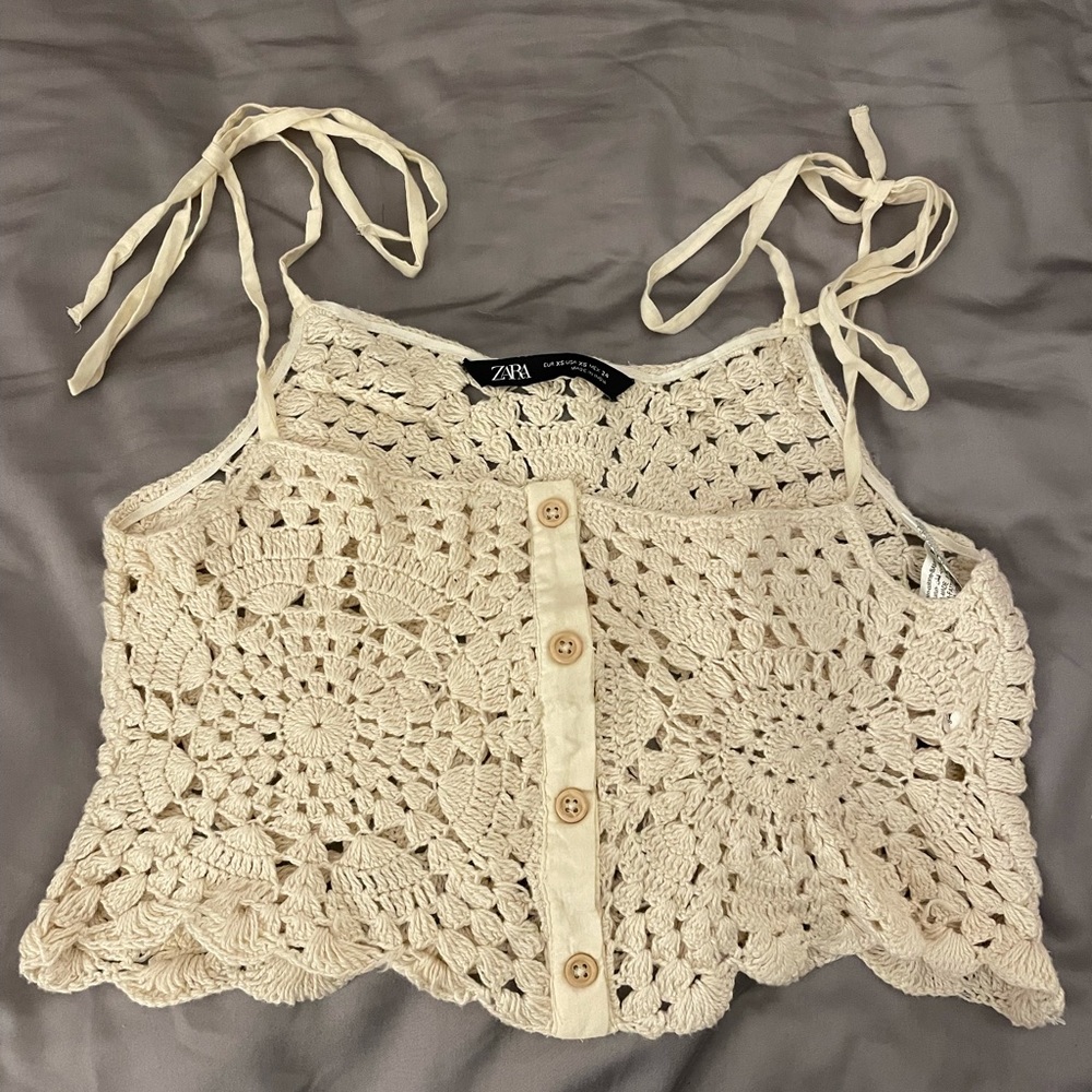 Zara Crochet Tank